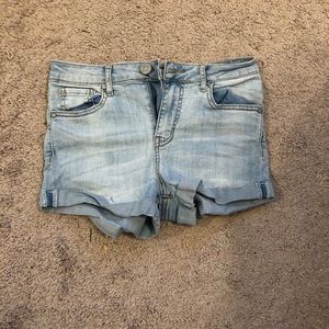 High Wasted Denim Shorts